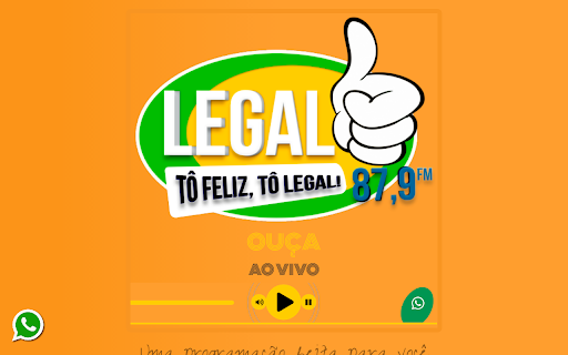 Rádio Legal FM Bom Jesus/GO Screen 3
