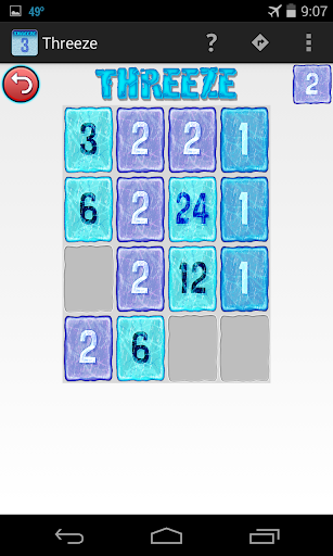 Threeze - A Numbers Merge Game Screen 2