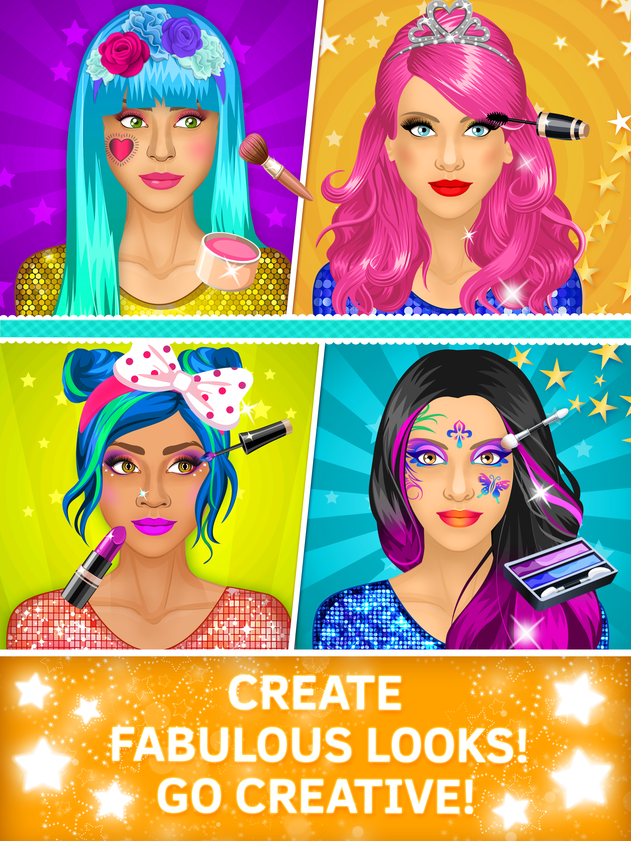 Android application Model Makeover Games. PRO screenshort