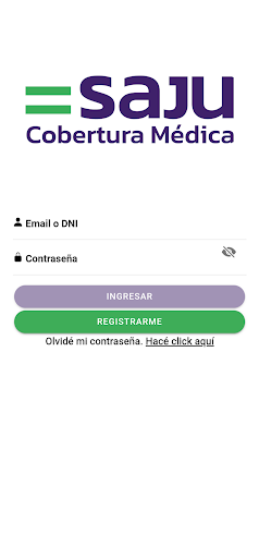 Android application Mi SAJU Salud screenshort