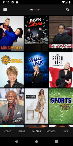 Screenshot of VNET Fiber TV