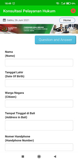 Android application Jaksa Folks screenshort