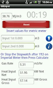 GB Gas Rate Calculator