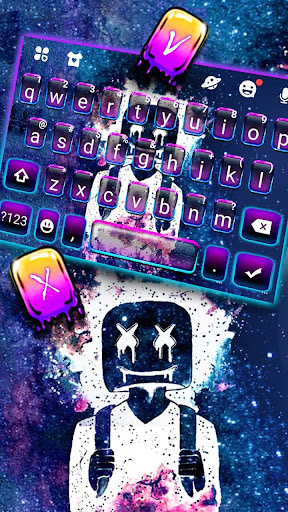 Galaxy Graffiti DJ Theme Screen 2