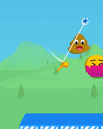 Android application Swing And Slice 3D screenshort