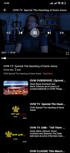 Screenshot of OVW WRESTLING