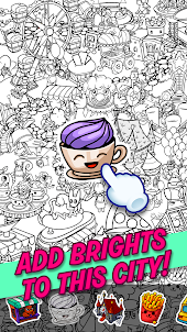 Sticker Puzzle - Coloring Game