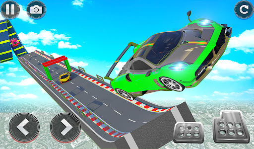 Mega Ramp Car Stunt Race Game apkpoly screenshots 10