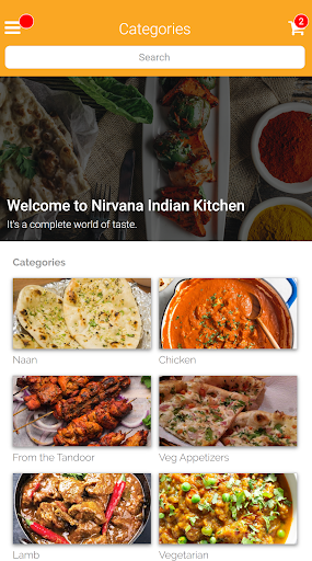 Nirvana Indian Kitchen Screen 2