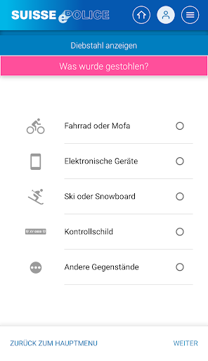 Suisse ePolice Screen 2
