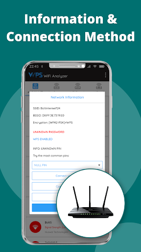 WIFI Connection Analyzer App Screen 2