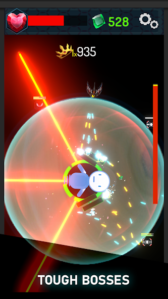 Hollow Earth - Hardcore Arcade 1.2.0 APK + Mod (Unlimited money / Weak enemy) for Android