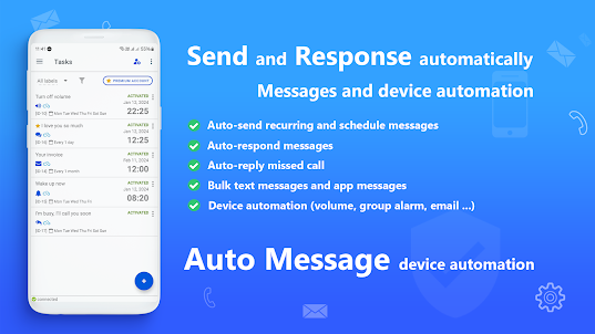 AUTO MESSAGE 自动发送自动回复短信和消息应用程序
