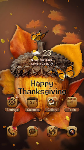 4K Wallpaper HD - Thanksgiving Screen 2