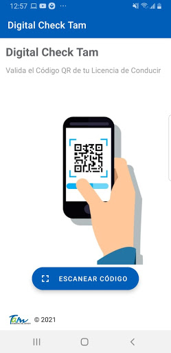 Android application Digital Check Tam screenshort