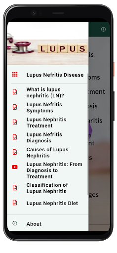 Android application Lupus symptoms and treatment screenshort