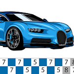 Cover Image of ダウンロード Car Color by Number – Pixel Car Coloring Book 1.0 APK