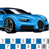 Car Color by Number  -  Pixel Car Coloring Book icon