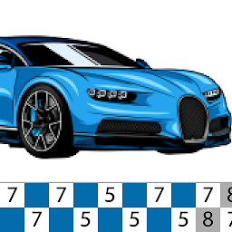 Imagem do ícone Carro Pintar por Número Pixel