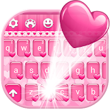 Heart Keyboard Lace Sweet Pink icon