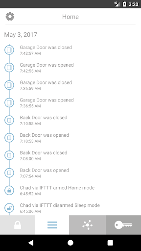 Scout Alarm Screen 2