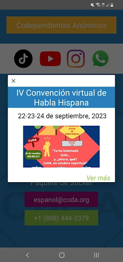 CoDA en español Screen 2