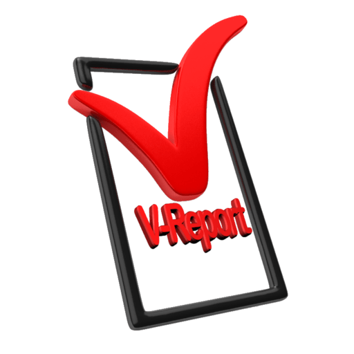 Secure QR by V Report. logo