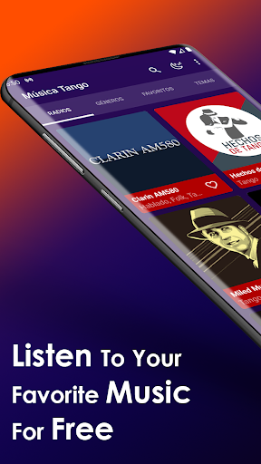 Android application Tango Music screenshort