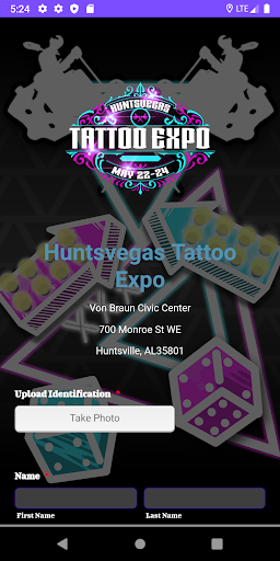 Android application Huntsvegas Tattoo Expo screenshort