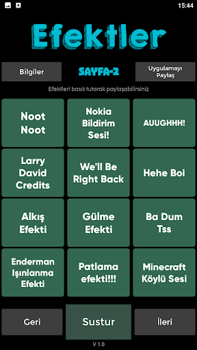 Güncel Ses Efektleri Screen 2