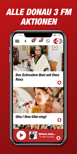 Android application DONAU 3 FM screenshort