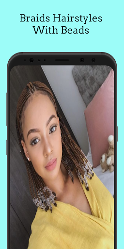 Android application Braids Hairstyles With Beads screenshort