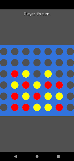 Android application Four in a Row screenshort