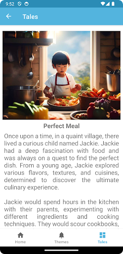 Android application Kidtales screenshort