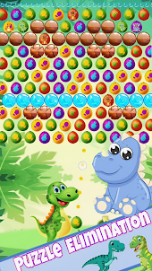 Bubble Shooter Dino: Egg Pop