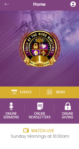Android application Touch by the Word Ministries screenshort