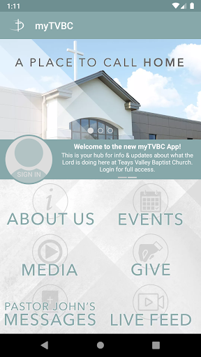 Android application Teays Valley Baptist Church screenshort