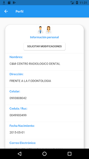 C&M Doctores Screen 2