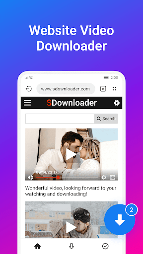 SDownloader - Video Downloader Screenshot 1 - AppWisp.com