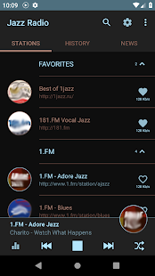 Jazz & Blues Music Radio Screenshot