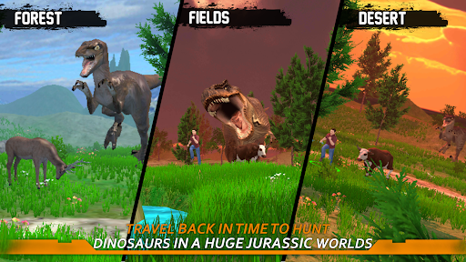 Android application Dino Hunting Sniper Shooter screenshort