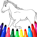 Horse coloring pages game