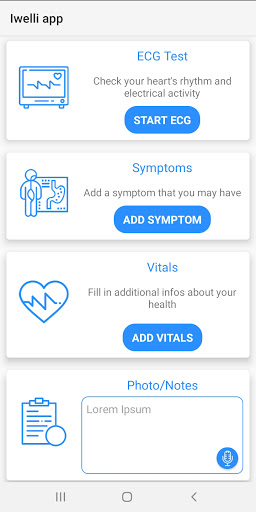 Android application iwelli clinic doctor app screenshort
