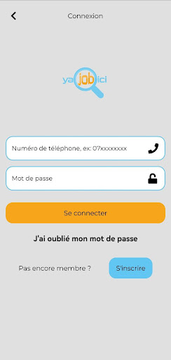 YaJobIci Screen 2