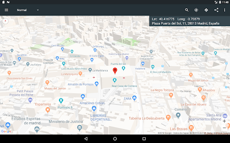 Screenshot 20 Mapa Coordenadas Pro android