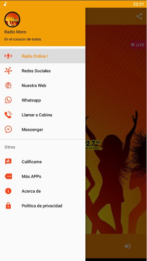 Radio Moro Screen 3