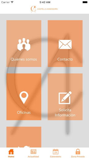 Android application Castells Assessors screenshort