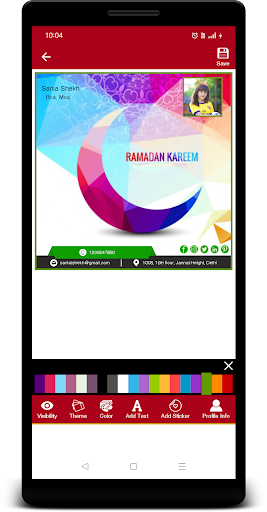 Ramadan Festival post maker Screen 3