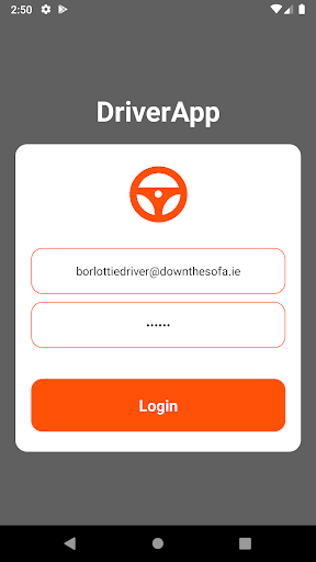 Android application Lunch Team Driver App screenshort