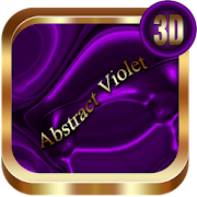 Abstract Violet 3D Next Launcher theme